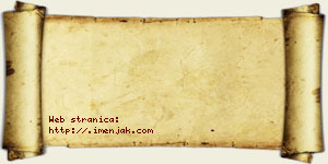 Isidora Strinić vizit kartica